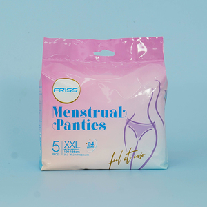 กางเกงอนามัยแบบชิปประจุลบจากโรงงาน OEM 360 °   กางเกงในอนามัยสำหรับผู้หญิง ป้องกันการรั่วซึมช่วงมีประจำเดือน - Product Image 5