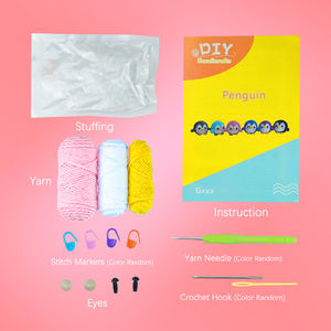 Kit de Ganchillo <span class=keywords><strong>Amigurumi</strong></span> Todo en Uno para Principiantes: Set para Hacer Pingüinos con Herramientas Completas y Video Tutorial - Excelente Idea de Regalo - Product Image 3