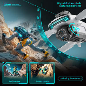 Dron Z105 para Principiantes con Cámara HD 4K, Fotografía Aérea, Motor sin Escobillas, Flujo Óptico, Pantalla, Evitación de Obstáculos - Product Image 3