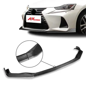 For 2017 2018 2019 2020 Lexus IS250 Upgrade IS F Body Kit For Lexus IS250 IS 200t 300 300h IS-F 스포츠 프론트 범퍼 립 스포일러