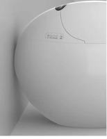 Nouvelle conception de toilette intelligente automatique à capteur automatique, de forme ovale, monobloc, avec bidet électrique