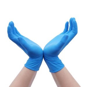 Gants jetables bleus sans poudre, usage général, antidérapants, anti-coupure, lisses, couvrance totale, personnalisables, 5MIL/8MIL - Product Image 1