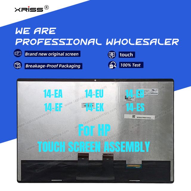 Replacement Original for 14.0" HP OmniBook Ultra Flip 14-FH OLED Laptop Touch Screen  Assembly With CE ROHS Wholesale