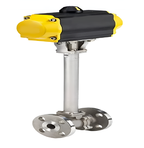 Válvulas de Bola de Alta Temperatura Personalizables OEM, Automatizadas y Criogénicas con Actuadores Neumáticos para Medios Gaseosos - Product Image 1