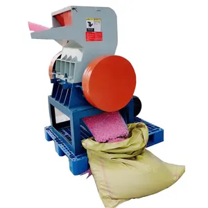 easy operation automatic plastic pet bottle plastic sheet crusher shredder