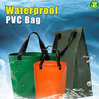 Sac pliable en PVC imperméable de grande taille, de haute qualité, résistant à l'usure, multifonctionnel, avec logo imprimé personnalisé, prix d'usine