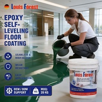 Cat Epoxy Dua Komponen untuk Lantai, Self Leveling, Hasil Akhir High Gloss Tanpa Sambungan, untuk Hanggar Pesawat, Gudang, Pabrik, Pasokan Proyek Besar