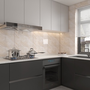 Autocollants muraux effet miroir à motif carrelage marbre, imperméables, résistants à l'humidité, auto-adhésifs, anti-salissures, décoratifs pour cuisine - Product Image 4