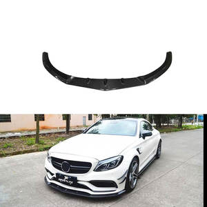 Divisor de labios de parachoques delantero de fibra de carbono W205 C63 para <span class=keywords><strong>Mercedes</strong></span> Benz C63 <span class=keywords><strong>AMG</strong></span> 15-18 - Product Image 1