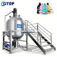Machine de mélange et d'émulsification à haute performance, homogénéisatrice sous vide, chauffage électrique, en acier inoxydable, à cisaillement rapide
