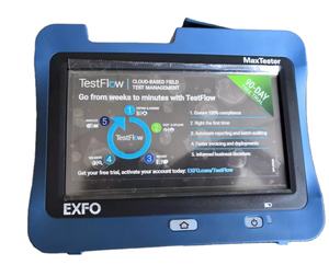EXFO OTDR MaxTester 715D 1310/1550/1625NM OTDR para Redes 4G 3G 4G POE FTTH - Product Image 4