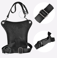 Sac de taille en cuir pour hommes femmes ceinture Bumbag multi-usages moto tactique cyclisme équitation randonnée Camping pochette