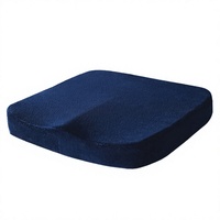 Coussin de siège rectangulaire en mousse à mémoire de forme, écologique, lavable, anti-escarres, pour bureau et étudiants, prix de gros