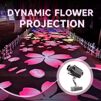 Lampe de Projection Gobo LED Personnalisée Puissance Motif Dynamique Créatif Feuille Flocon de Neige Bulle Nuage Papillon Ballon