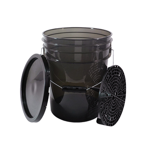 20L Car Wash <b>Bucket</b> | Removable Dolly & Lid, Heavy-Duty <b>Plastic</b> <b>bucket</b> for Auto Detailing - Product Image 2