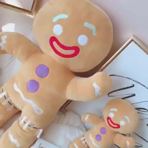 Juguete de peluche súper suave para hombre de jengibre, 30cm para niños, regalo de Navidad, alivio del estrés - Product Image 5