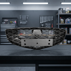 Grille supérieure sport Genesis G80 EPR 2021-2023 - Noir chromé, matériau ABS, installation facile - Product Image 3