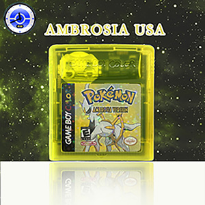 Cartucho de juego AMBROSIA RTC Flash Cart con reloj en tiempo real para consola de video, tarjeta ROM hackeada en inglés para GBC (versión estadounidense) - Product Image 1