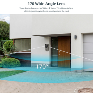 Meilleures ventes, interphone vidéo wi-fi 1080p, carillon d'intérieur, sonnette de porte, caméra <span class=keywords><strong>alexa</strong></span> echo, sonnette de porte - Product Image 6