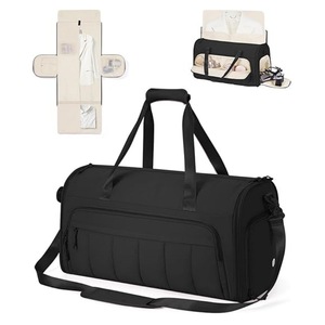 Bolsa de Deporte para Exteriores, Bolsa de Viaje Grande, Plegable, Impermeable, de Poliéster, para Ropa de Mujer - Product Image 1