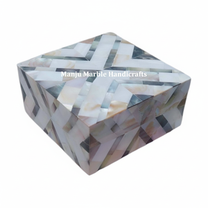 Acabado hecho a mano mejor nuevo diseño incrustaciones de hueso madre de cajas de perlas con Material de alta calidad para artículos de regalos de joyería - Product Image 1