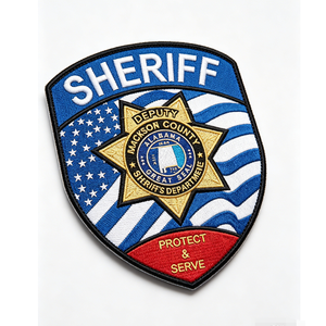 Parches y Brazaletes Bordados en Forma de Escudo, Ecológicos y Personalizados, Insignias Termoadhesivas de Lona para Uniformes, Gorras, Zapatos y Bolsos - Product Image 2