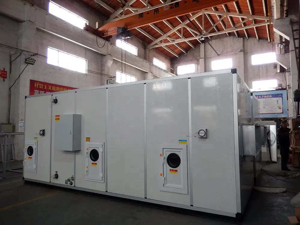 Desiccant Rotor Dehumidifier HVAC Heating And Cooling System Air Handing Unit