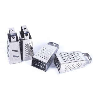 All Stainless Steel Handle 4 Sides <b>Tool</b> Multi Heart Shaped Mini Grater for <b>Fruits</b> Cheese Ginger <b>Vegetable</b> Slicer - Product Image 3