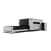 Derek — machine de découpe laser de fibre, 2000w, grande vitesse, avec tour