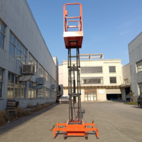 Plateforme élévatrice semi-ciseaux Everlift, capacité de charge 300 kg, plateformes de travail en hauteur 3 m - 4,8 m, élévateur de marchandises, manutention de matériaux