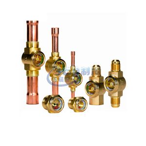 Indicateur de niveau d'eau Danfoss Sight Glass SGP6N 10N 10SN 12SI 16SN 22SN 014L0184 en alliage de cuivre, pièces de compresseur industriel - Product Image 1