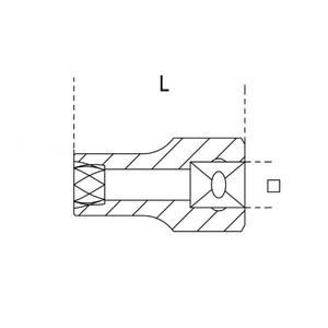 BETA - 014280015 Pullers for damaged <b>nuts</b> with 3/8'' and 1/2'' <b>square</b> drive (multi-pack) - EAN 8014230509853 PULLERS - Product Image 2