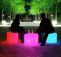 Cube led étanche, mobilier moderne et brillant, pour l'extérieur, vente directe d'usine,