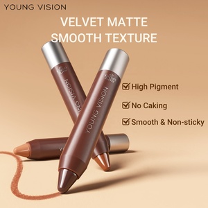 <span class=keywords><strong>Crayon</strong></span> à lèvres mat en gros sous marque privée, logo personnalisé, couleur <span class=keywords><strong>chocolat</strong></span> nude, 8 couleurs, maquillage waterproof longue tenue - Product Image 2