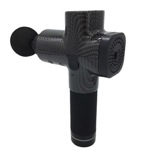 De negro percusión fisioterapia masaje máquinas <span class=keywords><strong>para</strong></span> deportes sin cuerpo tejido profundo vibración masaje muscular arma - Product Image 1