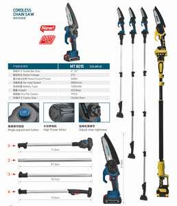 21v Electric Chainsaw 3.2m High Altitude Garden Pruning <b>Tool</b> Cordless and Rechargeable <b>Power</b> <b>Tools</b> Cordless Chain Saw - Product Image 6