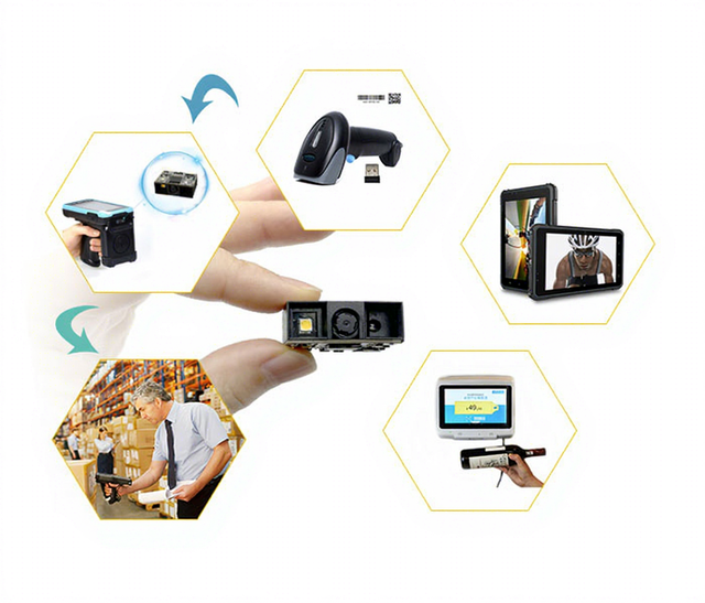 Rakinda Bar Code Reader Android App Handheld Barcode Scanner Module COM Interface Low Cost 1D/2D in Stock