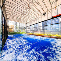 Terrain de padel professionnel Great Maker Oneness A-06 10x20m 12mm Gazon de padel professionnel Grand filet % Galvanisé à chaud