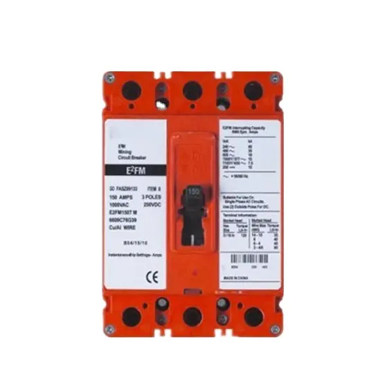 E Tipe 4P 63a 30ma Elcb Automatic Circuit Breaker Listrik Mcb Ukuran