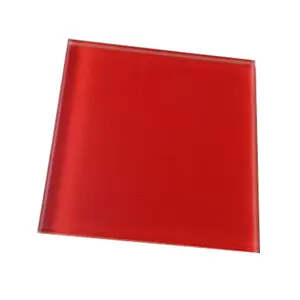 6 + 6 ultra clear red laminato vetro facciata continua ufficio baldacchino guardrail insonorizzato a doppio strato PVB elaborazione personalizzata