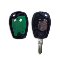 Porte-clés de voiture à distance 2 boutons 433Mhz ID46 PCF7946A pour Renault Wind Clio Modus Kangoo Master Twingo 2004-2016 avec lame VAC102