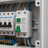 Disjoncteur différentiel électromagnétique (RCCB) pour la protection domestique contre les fuites de courant