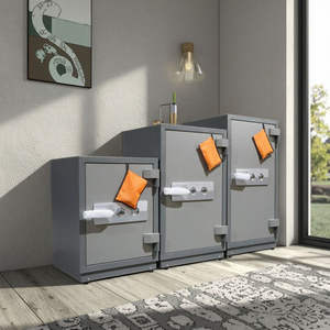 <span class=keywords><strong>Coffre</strong></span>-<span class=keywords><strong>fort</strong></span> ignifuge pour bureau à domicile, antivol, en acier robuste avec deux clés - Product Image 6