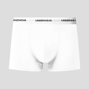 Slip da <span class=keywords><strong>uomo</strong></span> in <span class=keywords><strong>cotone</strong></span> traspirante Custom di marca grigio nero leggero <span class=keywords><strong>Boxer</strong></span> da <span class=keywords><strong>uomo</strong></span> a gamba lunga - Product Image 5
