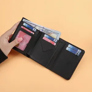 Nueva Cartera de Mujer con Estampado de Pata de Gallo, Monedero Corto de Tres Pliegues, Cartera Larga con Múltiples Ranuras para Tarjetas, Mini Bolso Pequeño para Mujer - Product Image 2