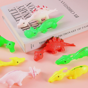 Juguete de tirachinas de dedo, Juguete de dinosaurio de pared pegajoso para aliviar el estrés, para el desarrollo de habilidades creativas y diversión, Crazy Turkey - Product Image 5