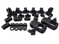 Composants de convoyeur en nylon fournis par l'usine : supports de rail de guidage et pinces pour usine de fabrication