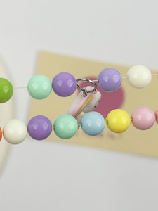 Collare Colorato per Animali Domestici, Collana Elastica con Perle, Gioielli per Cuccioli, Colore Macaron, Abbigliamento per Chihuahua e Yorkie - Product Image 6