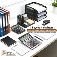 Calculatrice scientifique professionnelle certifiée FCC, 240 fonctions, rechargeable - Double alimentation, logo personnalisé, fournitures de bureau en gros
