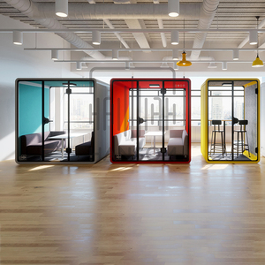 Di chuyển tư nhân cách âm văn phòng gian hàng điện thoại thiết kế làm việc Pod cuộc họp âm thanh bằng chứng gian hàng thực phẩm thiết kế - Product Image 4